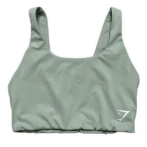 Gymshark Women’s Light Green Dreamy Sports Bra - Workout Gym Tank - size S